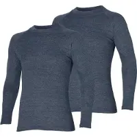 Heat Keeper Thermoshirt heren - Antraciet - L - 2-Stuks