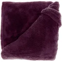 Unique living Plaid Justin Dark Purple-150 x 200 cm
