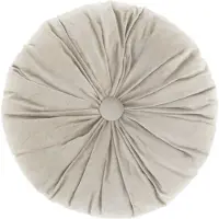 Unique living kussen basics 40cm Ø dove white