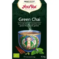 Yogi tea Biologisch Thee Green Chai 17 Stuks