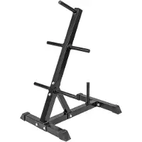 Gorilla Sports Schijvenstandaard Schuin Zwart 30/31 mm