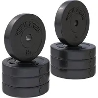 Gorilla Sports Voordeelbundel 30 kg (4 x 5 kg en 4 x 2,5 kg) halterschijven Kunststof - 30/31 mm