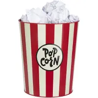 Balvi Popcorn Dustbin Rood