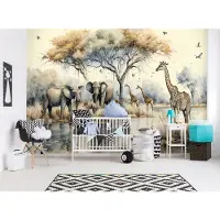 Consalnet Fotobehang - Dieren - Savanne - Natuur - Vliesbehang - (416 x 290 cm)