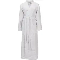 Linnick Wafel Badjas - White - Maat S - Sauna badjas - 100% Katoen - Badjas Dames - Badjas Heren