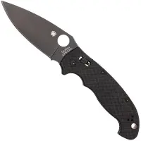 Spyderco Vouwmes Manix II XL Black Blade PE Zwart Ball Bearing Lock Spyderco
