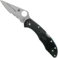 Spyderco Delica 4 Lockback Blue Line