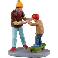 Lemax Caddington Village Kerstdorpminiatuur Beginner Boarder (skateboarden) 5,3 X 3,7 X 7 Cm