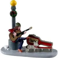 Lemax General Kerstdorpminiatuur Downtown Busker (straatmuzikant) 9,6 X 4,3 X 8,8 Cm