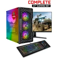 Screenon - Gaming Set - X54196 - V2 (GamePC.X54196 + 27 Inch Monitor + Toetsenbord + Muis)