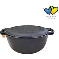 Maysternya Gietijzeren dutch oven 6 liter zwart