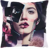 Unique living kussen aw2022 print 45x45cm dessin 2