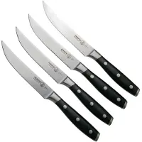 Messermeister Avanta L7684-5-4S, 4-delige steakmessenset, zwart