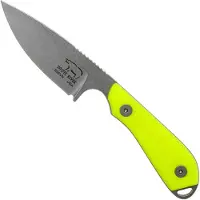 White River Knives M1 Backpacker Pro Yellow G10 vaststaand mes, Kydex schede