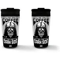 Star Wars Reisbeker - I Like My Coffee On The Dark Side - 450ml - metaal
