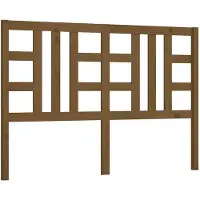 vidaXL Hoofdbord 156x4x100 cm massief grenenhout honingbruin