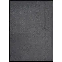 vidaXL Deurmat 60x80 cm antracietkleurig