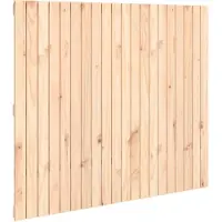 vidaXL Wandhoofdbord 127,5x3x110 cm massief grenenhout