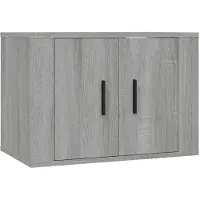 vidaXL Tv-wandmeubel 57x34,5x40 cm grijs sonoma eikenkleurig