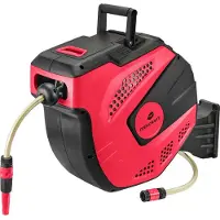 Toolcraft Muurgemonteerde slangenbox 20+2m, 1/2″.