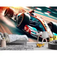 Consalnet Fotobehang - Formula 1 - Race auto - Vliesbehang - (152.5 x 104 cm)