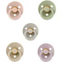 BIBS fopspeen 6-18 maand set 5 stuks Sage,Blush,Sand,Vanilla en Peri maat 2