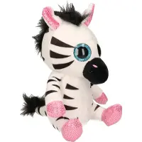 Wild Planet Pluche zebra knuffel 20 cm