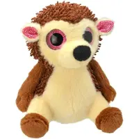 Wild Planet Pluche egel bruin knuffel 19 cm - Bosdieren knuffeldieren - Speelgoed voor kind