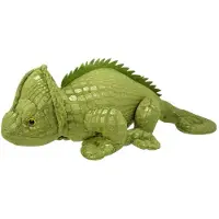 Wild Planet Knuffel Kameleon - groen - 40 cm - pluche - hagedis knuffeldier