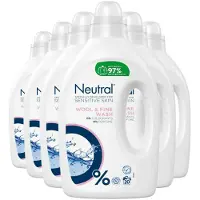 Neutral - Vloeibaar Wasmiddel Wol & Fijn 20 Wasbeurten - 6 x 1 liter - Voordeelverpakking