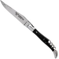 Laguiole En Aubrac 12cm zakmes met kurkentrekker, buffelhoorn L0312BUI-FSI1