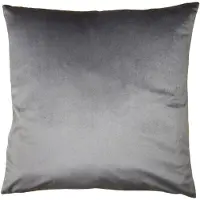 Clayre & Eef Kussenhoes 45x45 cm Grijs Polyester Sierkussenhoes Grijs Sierkussenhoes