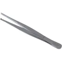 Medipharchem Chirurgisch pincet 1x2 tanden Lengte: 25 cm - metaal - RVS - Pincet - Recht