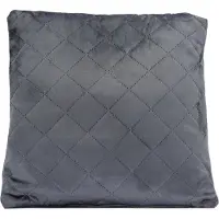 Belmarti Sierkussen Velvet inclusief binnenvulling 40x40cm - Grijs - van fluweel zachte stof - handgemaakt in eigen atelier - Premium kwaliteit