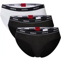 HUGO Slip zwart / wit