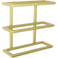 Loft42 Pinot Wandwijnrek - 3 flessen - Metaal - Goud - 26x27x11