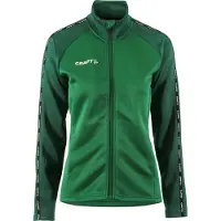 Craft Trainingsjack Women Squad 2.0 Full Zip Team Green Ivy-M