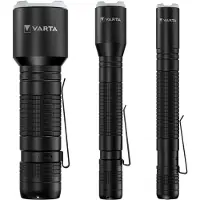 Varta F10 Pro Aluminium Zaklamp - 150lm - Zwart