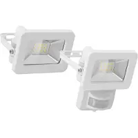 Goobay 53875 LED-buitenverlichting, 50 W, wit - met 4250 lm, neutraal wit licht (4000 K) en M16-kabelaansluiting, geschikt voor buitengebruik (IP65)