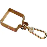 Swing King Swingking Schommelhaak Verzinkt Vierkant Geel 9x9mm