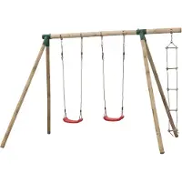 Swing King Schommel Charlotte met touwladder