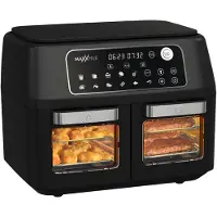 MAXXMEE Dubbele Airfryer - 11 L - 2400 W - 40,5x35 - Touchscreen