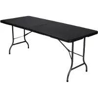 Perel Klaptafel - Inklapbaar - Weerbestendig - Zwart