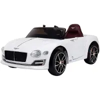 HOMCOM Kinderauto Bentley GT elektrische auto kindervoertuig met afstandsbediening kinderen wit 370-045
