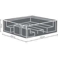 Perel Loungesethoes (250 x 250 x 75 cm, PP)