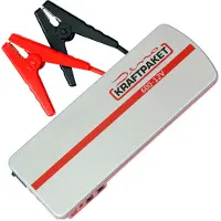 Dino KRAFTPAKET Snelstartsysteem 136102 Starthulpstroom: 300 A 2x 12V-uitgang, 2x USB-contact, Verpolings- en elektronicabescherming, SOS signaallamp,