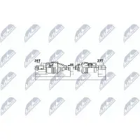 NTY NPW-HD-014 Aandrijfas