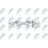 NTY NPW-NS-043 Aandrijfas
