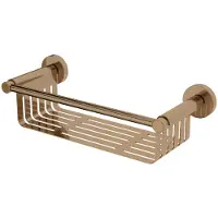 Haceka Kosmos doucherek / flaconhouder 34,7x13,4x9,7cm geborsteld koper