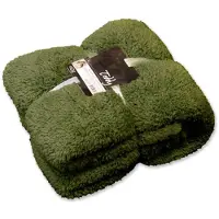 Unique living Teddy fleece plaid